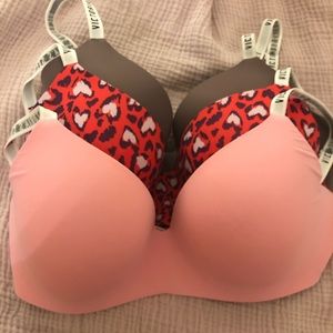 3 T Shirt Bras & 1 Sport Bra